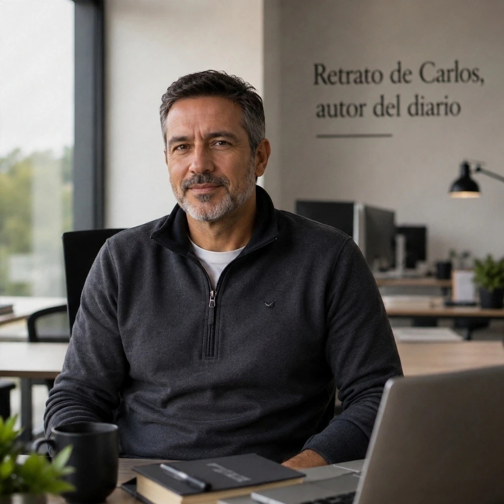 Retrato de Carlos, autor del diario